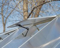 Gewächshaus Essence Silber 244 cm breit verschiedene Längen
