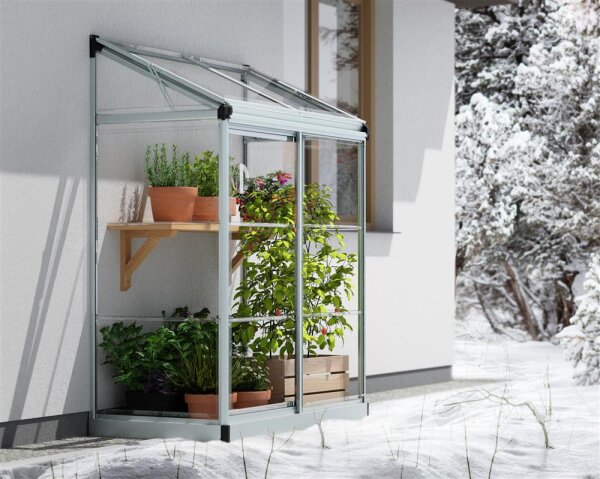 Minigewächshaus Lean To 4x2 64x125cm