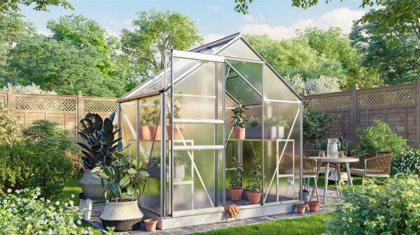 Gewächshaus Comet Polycarbonat Alu