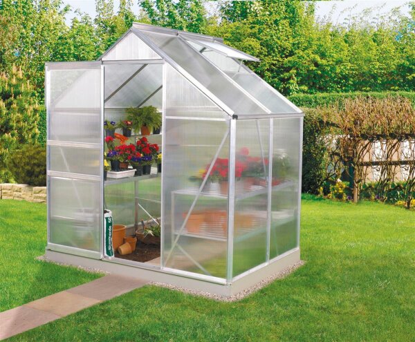 Gewächshaus Venus Polycarbonat / Sicherheitsglas Smaragd