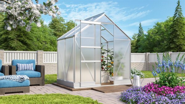 Gewächshaus Apollo Polycarbonat Alu