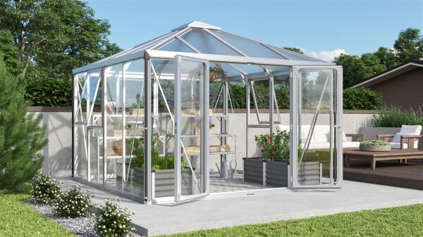 Gewächshaus Fortuna Polycarbonat / Sicherheitsglas