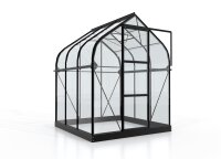 Gewächshaus Orion Sicherheitsglas Schwarz