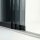 Glasschiebewand Tiefschwarz Komplettset 10 mm ESG Glas - Dunkelgrau