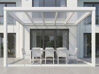 Kaltwintergarten Aluminium Cremeweiß -...