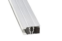 Komplettset Doppelstegplatten  16 mm - X + 5-Fach Struktur Anthrazit | Alu-Alu-Profil 4100 x 2500