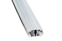 Komplettset Doppelstegplatten  16 mm - X + 5-Fach Struktur Anthrazit | Alu-Alu-Profil 4100 x 4500