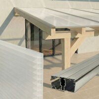 Komplettset Doppelstegplatten 16 mm - 3-Fach Struktur...