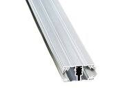 Komplettset Doppelstegplatten 16 mm - 3-Fach Struktur Anthrazit | Alu-Alu-Profil