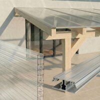 Komplettset Doppelstegplatten  16 mm - X + 5-Fach...