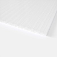 Komplettset Doppelstegplatten  16 mm - X + 5-Fach Struktur Opal | Alu-Gummi-Profil  3090 x 7000