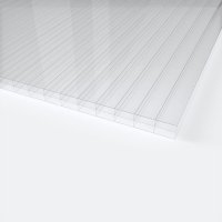 Komplettset Doppelstegplatten 16 mm - 3-Fach Struktur Farblos | Alu-Gummi-Profil 3090 x 4500