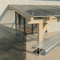 Komplettset Doppelstegplatten 16 mm - 3-Fach Struktur...