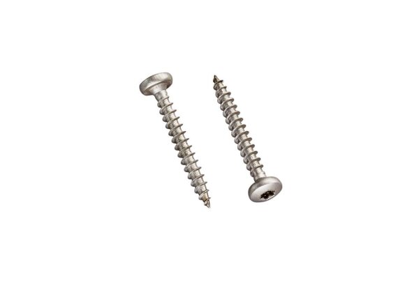 Edelstahlschraube 4,8×32 TORX – Befestigung von Alu-Alu Profilsystem auf Holz