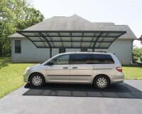 Carport Arizona Wave 495 cm  Breit verschiedene Tiefen