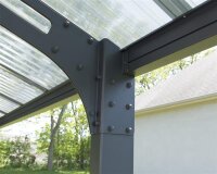 Carport Arizona Wave 495 cm  Breit verschiedene Tiefen