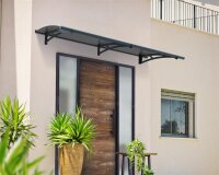 Vordach Aquila Grau 92 cm Tief  verschiedene Breiten