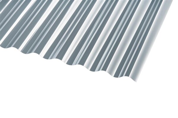Polycarbonat Wellplatten klar Sinus 76/18 1,3 mm 1045 x 5000
