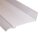 Wandanschlußprofil Alu 120 mm, Weiß  RAL 9016 inkl. Dichtung