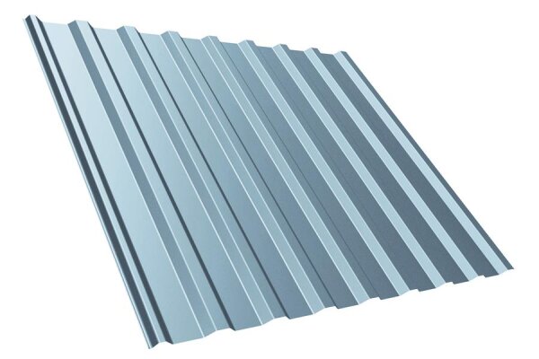 Trapezblech T20M Dachprofil 0,50 mm Stärke 25µm Standardpolyester 1138 mm Fehgrau