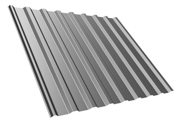 Trapezblech T20M Dachprofil 0,50 mm Stärke 25µm Standardpolyester 1138 mm Lichtgrau