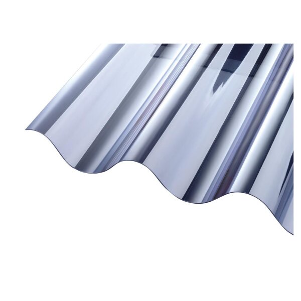 PVC Wellplatten klar Sinus 177/51 P6 1,2mm 2000 mm