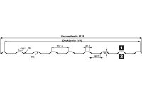 Trapezblech T20M Dachprofil 0,70 mm Stärke...