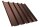 Trapezblech T35M Dachprofil 0,50 mm Stärke 25µm Standardpolyester 1080 mm Schokoladenbraun mit Antikondensbeschichtung