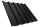 Trapezblech T35M Dachprofil 0,50 mm Stärke 25µm Standardpolyester 1080 mm Tiefschwarz