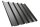 Trapezblech T35M Dachprofil 0,50 mm Stärke 25µm Standardpolyester 1080 mm Graualuminium