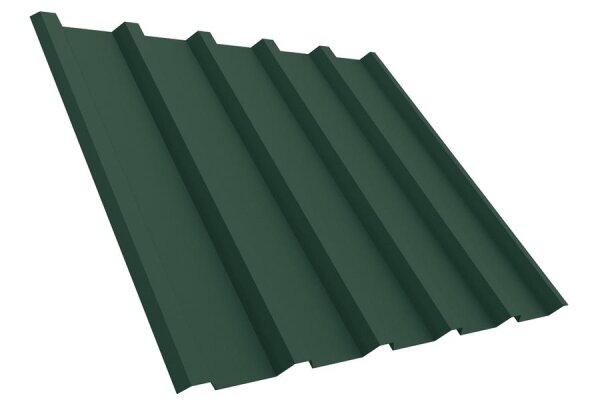 Trapezblech T35M Dachprofil 0,63 mm Stärke 25µm Standardpolyester 1080 mm Moosgrün