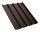 Trapezblech T40D Dachprofil 0,50 mm Stärke 35µm Polyester Matt-Grobkörnig 1098 mm Schokoladenbraun