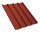Trapezblech T40D Dachprofil 0,70 mm Stärke 25µm Standardpolyester 1098 mm Korallenrot mit Antikondensbeschichtung