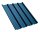 Trapezblech T40D Dachprofil 0,70 mm Stärke 25µm Standardpolyester 1098 mm Enzianblau