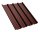 Trapezblech T40D Dachprofil 0,75 mm Stärke 25µm Standardpolyester 1098 mm Rotbraun
