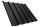 Trapezblech T35DR Dachprofil 0,50 mm Stärke 25µm Standardpolyester 1080 mm Tiefschwarz