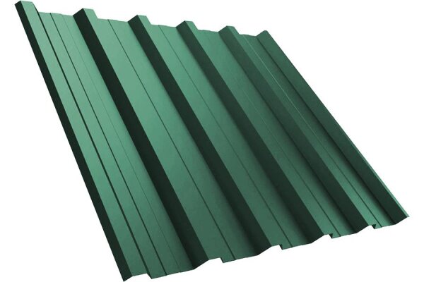 Trapezblech T35DR Dachprofil 0,50 mm Stärke 25µm Standardpolyester 1080 mm Moosgrün