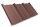Trapezblech T45P Dachprofil 0,63 mm Stärke 25µm Standardpolyester 1047 mm Rotbraun