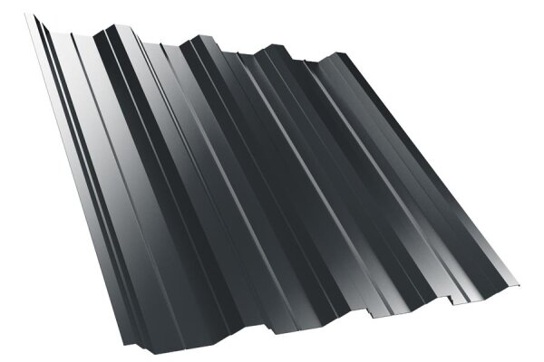 Trapezblech T50P Dachprofil 0,70 mm Stärke 25µm Standardpolyester 1085 mm Anthrazit mit Antikondensbeschichtung