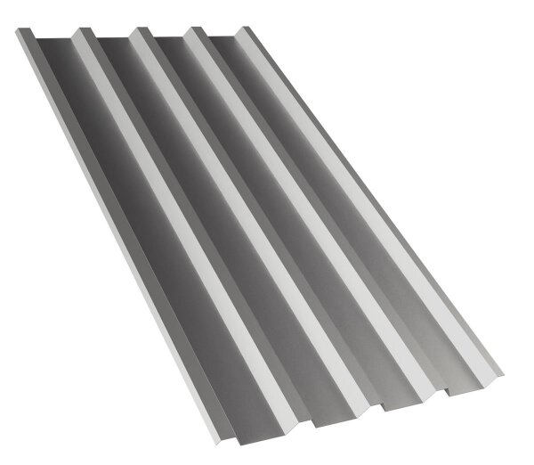 Trapezblech T55P Dachprofil 0,50 mm Stärke 25µm Standardpolyester 980 mm Lichtgrau mit Antikondensbeschichtung
