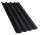 Trapezblech T55P Dachprofil 0,50 mm Stärke 25µm Standardpolyester 980 mm Tiefschwarz