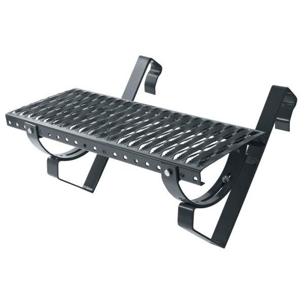 SET Laufrost 200cm Anthrazit - BD350 (inkl. Halter u. Stützen)