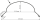 Tonnenfirst Groß, L.2000mm, 50µm PURLAK