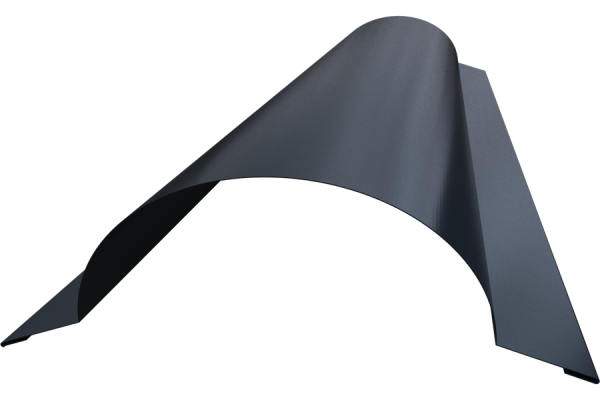 Tonnenfirst Klein, L.2000mm, 35µm Matt-Grob-Polyester