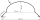 Tonnenfirst Klein, L.2000mm, 50µm PURLAK