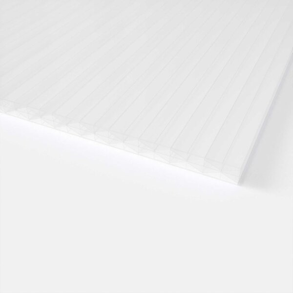 Exolon® Doppelstegplatten 16 mm multi UV Weiß/Opal - 5-Fach X-Struktur - Polycarbonat