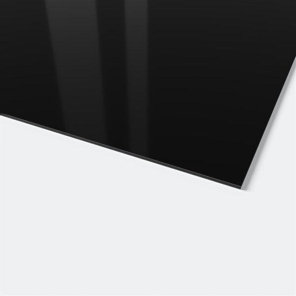 Alupanel® tiefschwarz RAL 9005 matt/glänzend 3 mm
