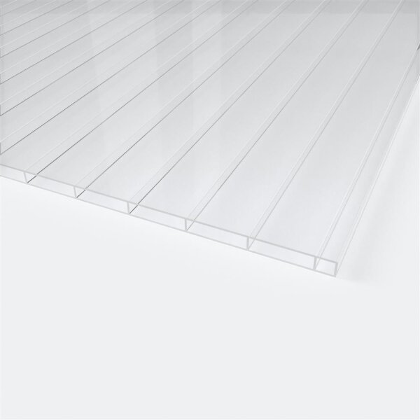 Plexiglas® Doppelstegplatten 16mm Resist SDP 16/64 Farblos