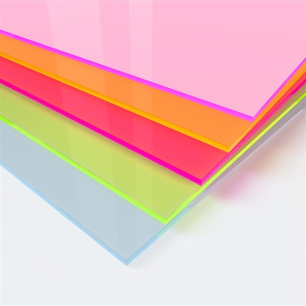 Plexiglas® GS fluoreszierend farbig 3.050 x 2.030 x 3 mm