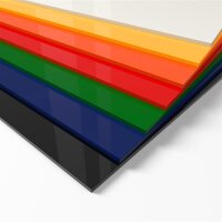 PLEXIGLAS® LED Acrylglas Platte Farbig für...